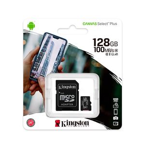 TARJETA MEMORIA KINGSTON MICRO SD 128 GB C/ADAP. SELECT PLUS