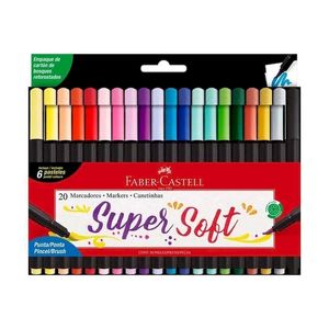 MARCADOR FABER CASTELL SUPERSOFT x20