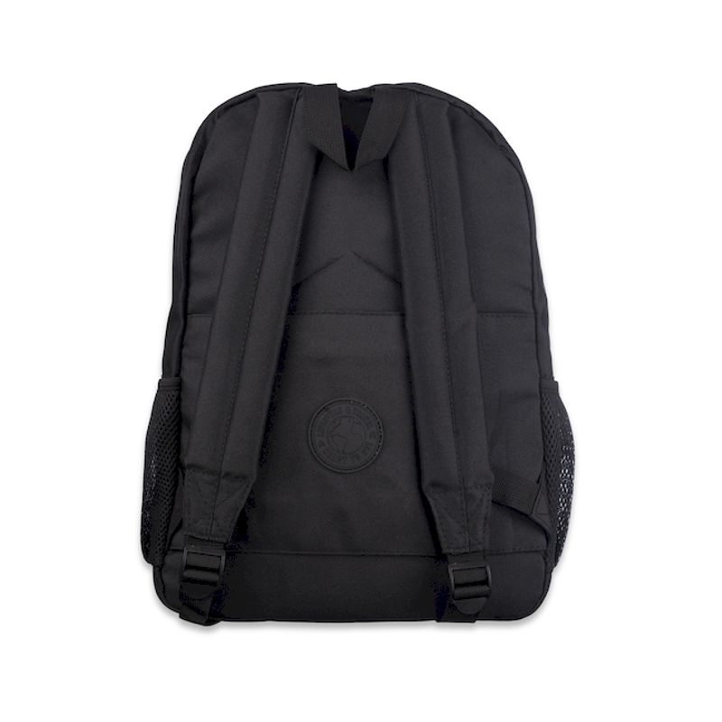 Mochila Espalda Lisa Negra con 2 Cierres 43,5 cm Talbot