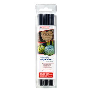 SET MARCADOR EDDING E1255 P/CALIGRAFIA x 3 SURT.