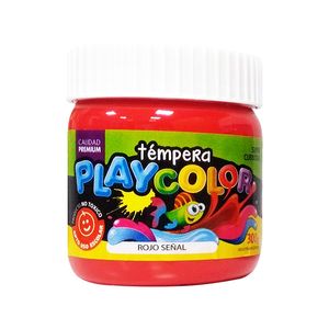 TEMPERA PLAYCOLOR POTE x300grs.ROJO