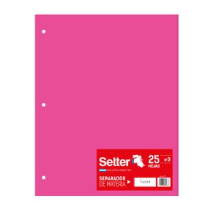 CARTULINA T/CARTA x 25 FUCSIA