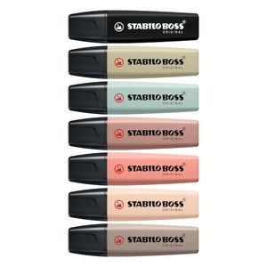 RESALTADOR STABILO BOSS NATURECOLORS WALLET x8u. SURT.