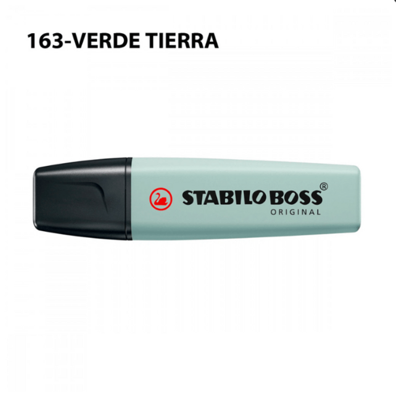 Resaltador STABILO BOSS Nature Colors caja X 8u. Surtidos