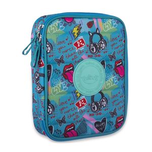 CANOPLA TALBOT JUMBO POUCH AMOR VERDE 1 CIERRE
