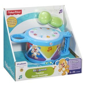 TAMBOR FISHER PRICE RIE Y APRENDE