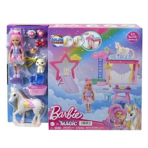 MUÑECA BARBIE A TOUCH OF MAGIC CHELSEA Y PEGASUS