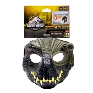 MASCARA JURASSIC WORLD INDORAPTOR RASTREA Y RUGE