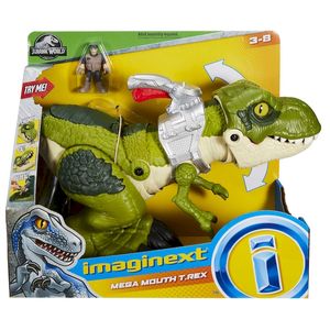 DINOSAURIO IMAGINEXT JURASSIC WORLD MEGA MORDIDA T REX
