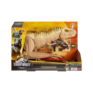 DINOSAURIO JURASSIC WORLD T REX MORDEDORA DE CAZA