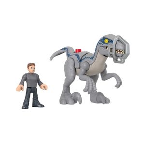DINOSAURIO IMAGINEXT JURASSIC WORLD DOMINION BLUE AND OWEN