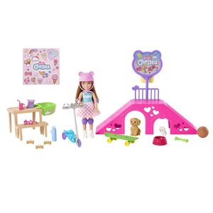 PLAYSET BARBIE CHELSEA PARQUE DE SKATE CON ACCESORIOS