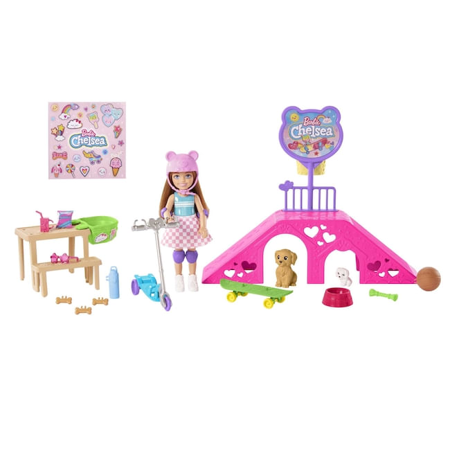 PLAYSET BARBIE CHELSEA PARQUE DE SKATE CON ACCESORIOS Tomy - Main Image