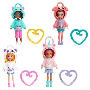 MUÑECA POLLY POCKET HOODIE CON CAPUCHA