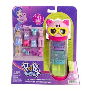 PLAYSET POLLY POCKET TUBO DE MODAS GIRATORIO