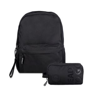 MOCHILA ESPALDA + CANOPLA TALBOT LIFESTYLE NEGRO