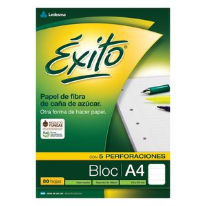 BLOCK EXITO A4 5 PERFORACIONES x 80 RAY.