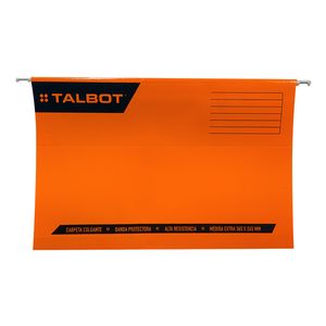 CARPETA COLGANTE TALBOT OFICIO NARANJA