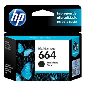 CARTUCHO HP 664 NEGRO 2ml.