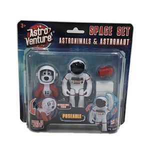 MUÑECO ASTRO VENTURE ASTRONIMAL Y ASTRONAUTA