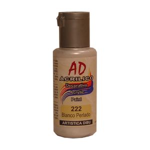 ACRILICO DECORATIVO AD 60ML.222 BLANCO PERLADO
