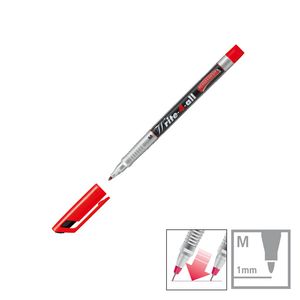 MARCADOR WRITE-4 ALL PERMANENTE MEDIO ROJO