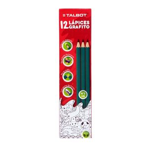 LAPIZ GRAFITO CON GOMA TALBOT ECO