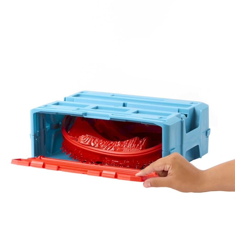 Pista de carreras hot wheels track builder mega caja 3 en 1 online