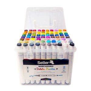 MARCADOR SETTER DOBLE PUNTA VALIJA x80u.