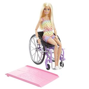 MUÑECA BARBIE FASHIONISTA EN SILLA DE RUEDAS