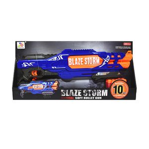 PISTOLA BLAZE STORM LANZA DARDOS SHOTGUN 10 DARDOS