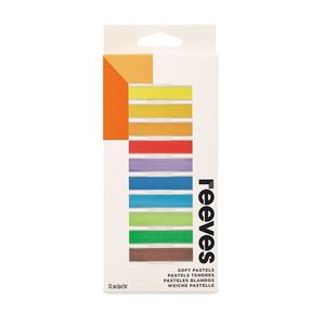 SET PASTEL TIZA REEVES x 12 CORTO