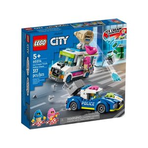 BLOQUE LEGO CITY PERSECUCION DEL CAMION DE HELADOS 317pzas