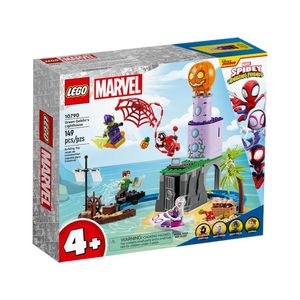 BLOQUE LEGO SPIDERMAN SPIDEY EN FARO DEL DUENDE VERDE 149pzas