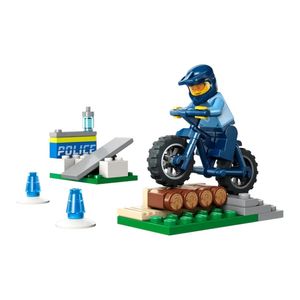 BLOQUE LEGO CITY ENTRENAMIENTO DE POLICIA EN BICI 36pzas