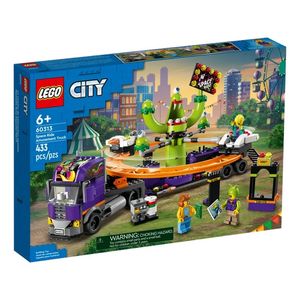 BLOQUE LEGO CITY MONTAÑA RUSA ESPACIAL MOVIL 433pzas