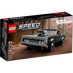 BLOQUE LEGO SPEED RAPIDO Y FURIOSO 1970 DODGE CHARGER 345pzas