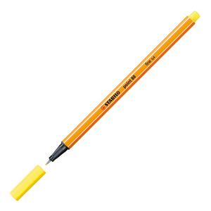MICROFIBRA STABILO POINT 88 AMARILLO LIMON 24