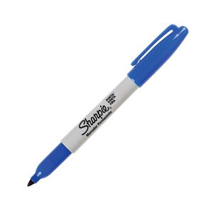 MARCADOR SHARPIE PERMANENTE FINO AZUL