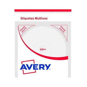 ETIQUETA AVERY BLANCA PARA CD 13771