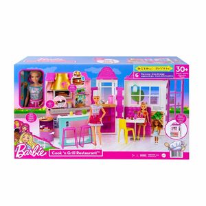 PLAYSET BARBIE RESTAURANTE CON MUÑECA