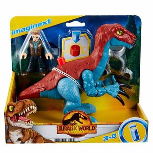 DINOSAURIO JURASSIC WORLD THERIZINOSAURUS Y OWEN