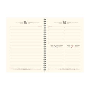 AGENDA 2025 DIARIA 14x20 C/ESP.TUCSON AZUL