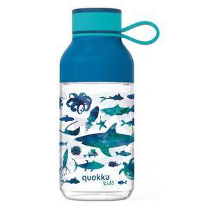 BOTELLA INFANTIL QUOKKA ICE KIDS ANIMALS CON CORREA 430ml
