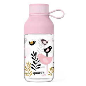 BOTELLA INFANTIL QUOKKA ICE KIDS BIRDS CON CORREA 430ml