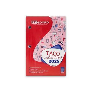 TACO CALENDARIO 2025