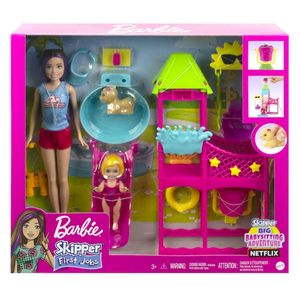 MUÑECA BARBIE SKIPPER PARQUE ACUATICO