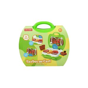VALIJA TOYLAND CON ACCESORIOS PARRILLADA