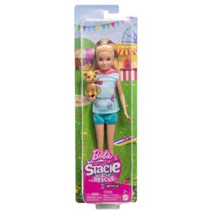 MUÑECA BARBIE STACIE CON MASCOTA
