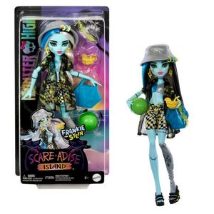 MUÑECA MONSTER HIGH FRANKIE STEIN CON TRAJE DE BAÑO Y ACCESORIOS
